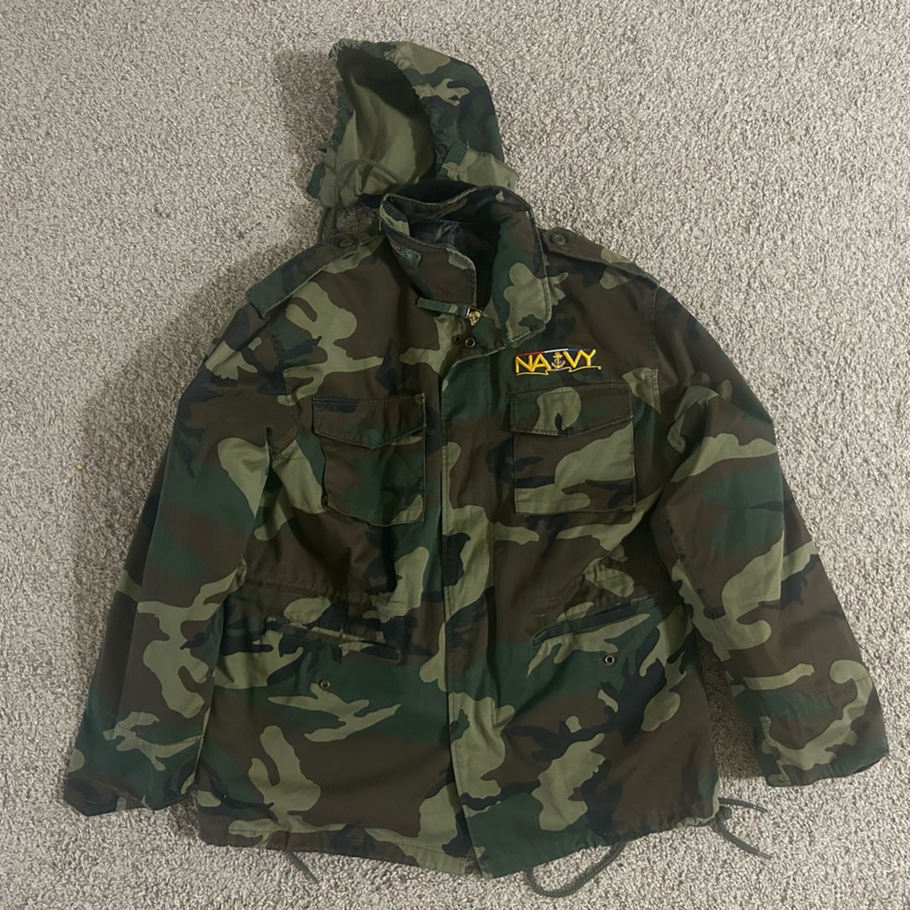 ROTHCO Ultra Force US Army Navy Field Coat Lined Cotton Size Medium Regular Mens